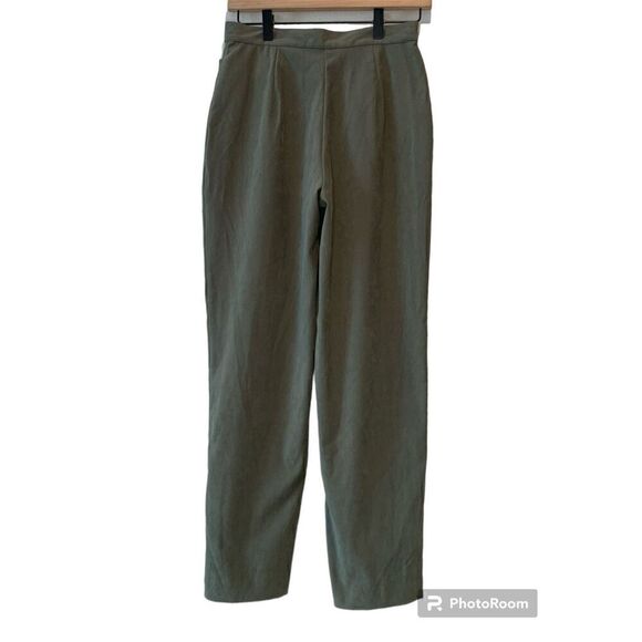 Norton McNauchton Green Pants Size 6 Petite - Picture 2 of 3